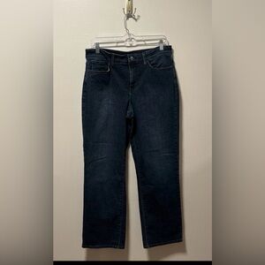 NYDJ Jeans Size 10 Blue Marilyn Straight casual contemporary